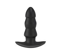 Plug anale Vibrazione Butt Plug Palline anali Vibratore Massaggio prostatico Telecomando senza fili Plug anale Giocattoli adulti del sesso (A 19 modalità B)