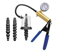 Plug anale Vuoto manuale Pompa anale bocciolo di rosa Massaggio prostatico Ano Dilatatore Stimolatore Butt Plug Adulto (set B)