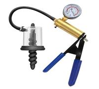 Plug anale Vuoto manuale Pompa anale bocciolo di rosa Massaggio prostatico Dilatatore ano Stimolatore Butt Plug Adulto(B1)
