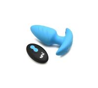 XR PLAY HARD. Plug anale rotante e vibrante in silicone con telecomando, per principianti, uomini, donne e coppie, impermeabile e ricaricabile, spina testurizzata e silicone di alta qualità, 1 pezzo