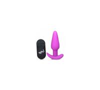 Bang! 21X Silicone Butt Plug with Remote Purple