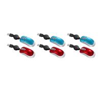 Plug and Play Mouse Retractable Cable Piccolo Con Filo Ottico Usb