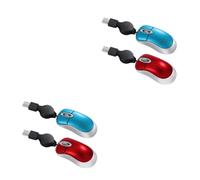 Plug and Play Mouse Retractable Cable Piccolo Con Filo Ottico Usb