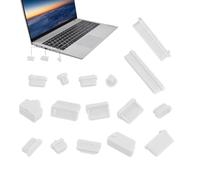 Plug Anti Dust | Tappo di polvere porta per laptop - tappi antipolvere al computer silicone da 16 pcs Copernici PC laptop.