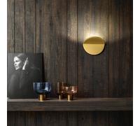 Plug applique cob Led rotonda 20w dimmerabile oro 1800 Lumen