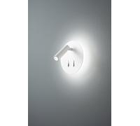 Perenz Applique di design moderno con doppia luce a Led con faretto orientabile [EEK: A+]