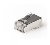 Plug di rete rj45 ftp cat.6 conf. 10pz per cavo flessibile