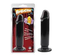 Plug Dildo Fallo Anale Nero Liscio Dilata sfintere Unisex