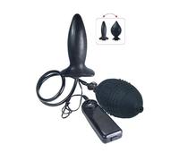 Plug Dildo vibratore anale Gonfiabile dilatatore Vibrante Per uomo Donna