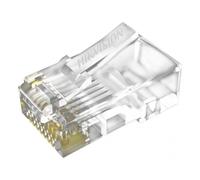 Hikvision Plug DS-1M6UA-15U – Connettori 8 poli Cat6 UTP placcati oro – Confezione da 100 Polycarbo