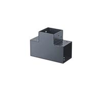 PLUG-IN CONNETTORE GIUNTO SUKI 9X9 ANGOLO 90° NERO CON 3 CONNESSIONI