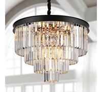 Plug-in Crystal Light,Gold Chandeliers 12u201d/30cm Boutique Decorat Pendant Light Fixture Dining Room Small Ceiling Hanging Lamp for Bedroom Kitchen Island Entr