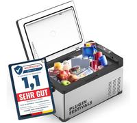PLUG IN FESTIVALS Frigorifero elettrico portatile - congelatore a compressore fino a -20 gradi - frigo auto - frigo da campeggio - centrale elettrica per il raffreddamento - 12V 230V - 25 litri