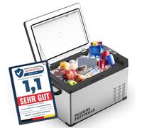 PLUG IN FESTIVALS Frigorifero elettrico portatile - congelatore a compressore fino a -20 gradi - frigo auto - frigo da campeggio - centrale elettrica per il raffreddamento - 12V 230V - 30 litri