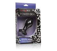 plug in silicone Vibrating Crystal Probe black