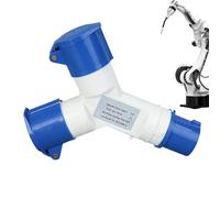 Plug industriale | Outlet impermeabile da 20 cm | Adattatore multifunzione 16A ad alta corrente | 1 Out 2 Waterproof Branch Power Collegamento del sito di fabbrica SIT COSTRUZIONE USA USARE DI ESTENZI