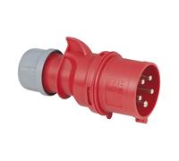 Plug Male CEE 32A/400V 5P, Red, IP44, Screw Terminal - PCE 913221
