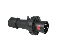 Plug Male CEE 63A/400V 5P, Black, IP67, Screw Terminal - PCE 91323