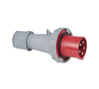 Plug Maschio CEE 63A/400V 5P IP67 Red - PCE 913232