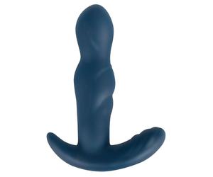 Plug Prostatico Rotante Vibrante Silicone Ricaricabile Telecomando 10 Modalità