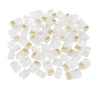 MACH POWER CONNETTORE PLUG RETE RJ45 8P CAT.6 UTP (CONF. 100PZ) (CV-LAN-027)**PUOI PAGARE ANCHE ALLA CONSEGNA!!!**