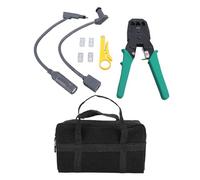 Plug SPX al kit attatore RJ45 Connettore di cavi Ethernet Impostare Extension maschio a femmina per il router Antenna Gen 2 Dish Include 2 attatori 4 teste di cristallo per cavo