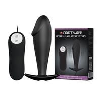 Plug Tappo Anale Vibrante Impermeabile in Silicone con Telecomando e 12 Funzioni