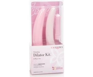 Plug Vaginale Dilatatore Vibrante Donna SexToys Silicone Rosa Dildo Penetrazione