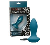 plug vibrante con gioiello in silicone ricaricabile vibratore anale morbido anal