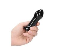 Plug vibrante con ventosa dilatatore anale in vetro dildo butt glass vibratore