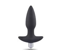 Plug vibrante Deep and Strong Anale Spina Pene nero Dildo