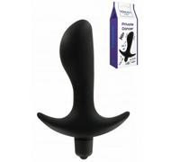 plug vibratore in silicone stimolatore anale nero in silicone fallo dildo black