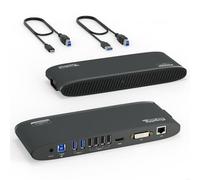Plugable Technologies UD-3900H Cablato USB 3.2 Gen 1 [3.1 Gen 1] Type-B Grigio (