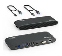 Plugable Technologies UD-3900H Cablato USB 3.2 Gen 1 [3.1 Gen 1] Type-B Grigio (Plugable USB 3.0 Universal DD) NEW