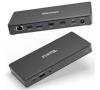 Plugable Technologies UD-MSTH2-UK replicatore di porte e docking station per lap