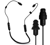 Plugfones Liberate 2.0 - Auricolari in-ear wireless Bluetooth con riduzione del rumore, microfono e controlli con isolamento acustico, colore: nero e grigio