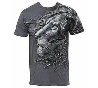 Plugged IN Leone Dj Amped Wild Gatto Cuffie Musica Rock And Roll Camicia 11737