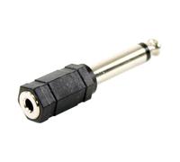 Plugger Adaptateur mini Jack femelle/mâle mono Noir