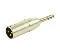 Plugger Adaptateur XLR mâle 3b/Jack mâle stéréo Noir