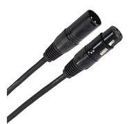 Plugger Câble DMX XLR femelle 3b/mâle 3b 6m Noir