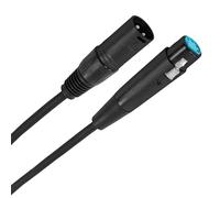 Plugger Câble DMX XLR femelle 5b/mâle 3b 0,30 m Noir