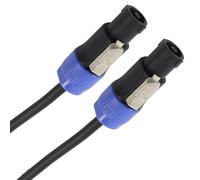 Plugger Câble HP Speakon mâle/mâle 1,5 mm²/6 m Noir
