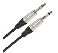 Plugger Câble Jack mâle/mâle mono 10 m Noir