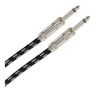 Plugger Câble Tweed Jack mâle mono/mâle mono 10 m Noir