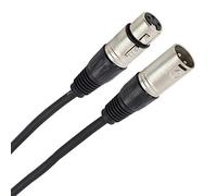 Plugger Câble XLR femelle 3b/mâle 3b 15 m Noir
