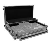 Plugger Case, Flight Case Professional per controller Pioneer DJ XDJ RX3. Flight-Case in multistrato Nero 9 mm Angoli Alluminio Rotelle per Controller DJ USB con Tablet per PC Portatile.,