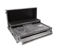 Plugger Case Flightcase Pioneer DJ XDJ-XZ o controller DJ delle stesse dimensioni. Flight Case Professionale Nero Alluminio Multipli 9mm Angolo Alluminio Stazione di Lavoro DJ. Volo su ruote Trolley.