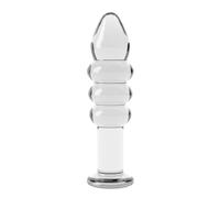 LoveToy Glass Romance Butt Plug GS15C Clear