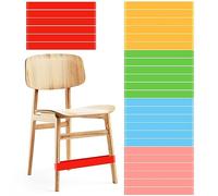 PLULON Confezione da 30 fasce per sedia per bambini con piedi irrequieti Fasce colorate per sedia Fidget Scrivanie Fascia elastica per piedi Fasce flessibili sensoriali ADHD per aula casa