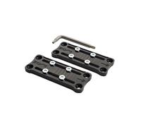 Plum - Base regolabile per attacchi - Socle arrière réglable 40mm - Nero